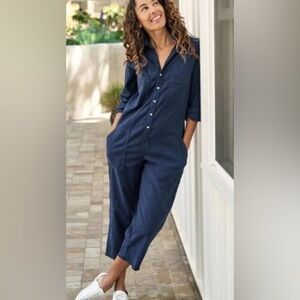 Frank & Eileen Deep Blue Jumpsuit